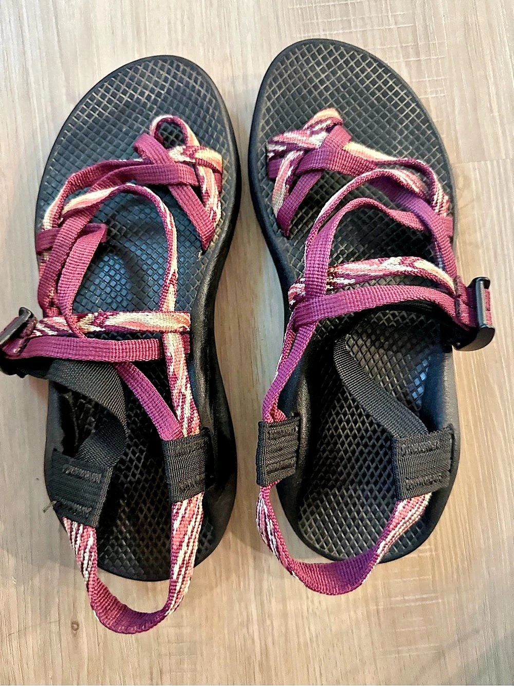 Chaco ZX/2 Cloud Sandals Strappy Sandals in Purple & Black